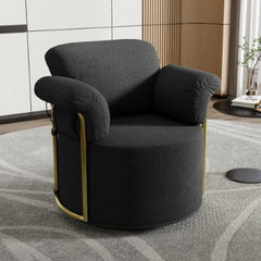 360 Degree Barrel Swivel Accent Sofa Chair