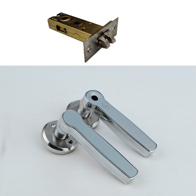 Indoor zinc alloy fingerprint handle lock