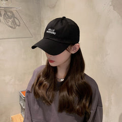 Embroidered Letter Baseball Cap