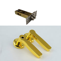 Indoor zinc alloy fingerprint handle lock