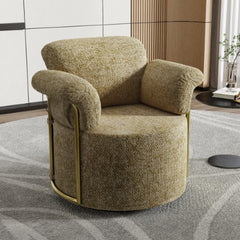 360 Degree Barrel Swivel Accent Sofa Chair