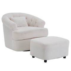 Swivel Chair With Ottoman