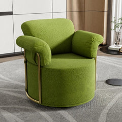 360 Degree Barrel Swivel Accent Sofa Chair