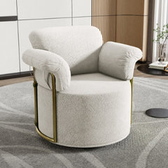 360 Degree Barrel Swivel Accent Sofa Chair