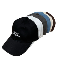 Embroidered Letter Baseball Cap