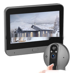 Night Vision Digital Door Viewer Video Doorbell Surveillance Camera 3MP